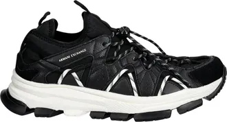 A|X Armani Exchange Sneakers - Heren - Sneakers - Zwart - 41 EU - Leer - Schoenen