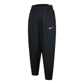 Nike (WMNS) Nike Nsw Essntl Wvn Hr Pnt Crv Casual Sports Woven Breathable Long Pants/Trousers Autumn Black DD5976-010