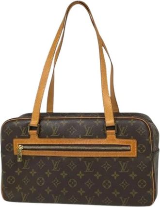 Louis Vuitton Pre-owned Vintage Monogram Shoulder Bag - Dames - Vintage Schoudertas - Bruin - ONE Size - Vintage