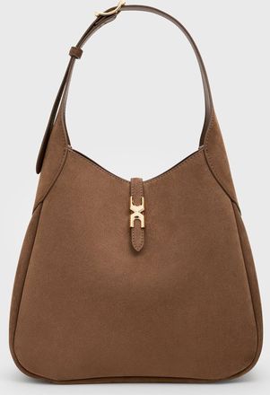 Charles & Keith Adalyn Recycled Suede Hobo Bag