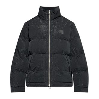 AllSaints Ge&iuml;soleerde jas Pulse - Heren - Winterjassen - Zwart - L - Leer - Jassen