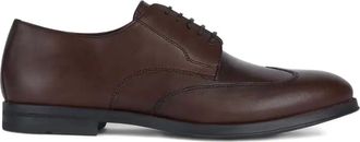 Geox Decio derby schoenen met bewerkte neus - C6006 BROWN