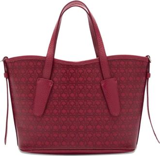 Coccinelle Borsa a spalla con monogramma - Rosso