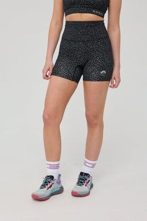 OOSC Infinite High Waisted Shorts - Black Leopard at Nordstrom, Size Medium 7 Uk