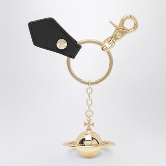 Vivienne Westwood Gold Metal 3 D Orb Keyring