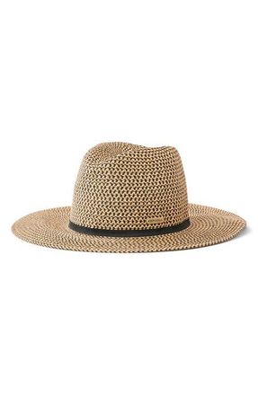 Rip Curl Classic Surf Straw Panama Hat in Black/Tan at Nordstrom, Size Medium