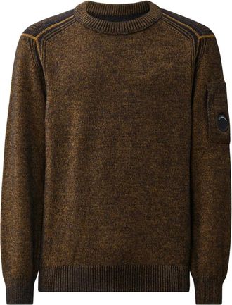 C.P. Company C.p. Company, Truien & Vesten, Heren, Bruin, L, Wol, Maglione in Lana
