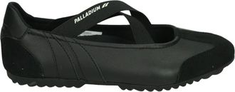 Palladium Schoenen, Dames, Zwart, 41 EU, Leer, Racer Ballerina LTH