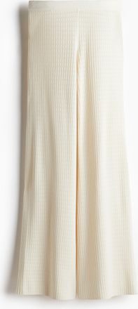H&M Hose in Pointellestrick - White