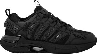 Plein Sport Gladiator Sneakers - unisex - Hardloopschoenen - Zwart - 42 EU - Leer - Fitness