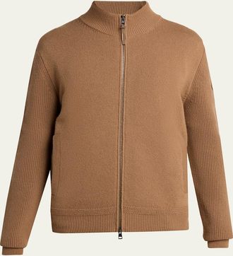 Moncler Mens Virgin Wool Blend Jacket