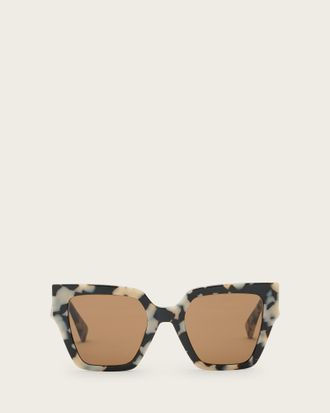 AllSaints Bibi Square Cat Eye Sunglasses