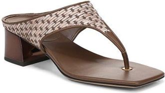 Franco Sarto Kayla Block Heel Sandal in Brown at Nordstrom, Size 5.5