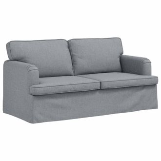vidaXL Sof&aacute; Gris Claro 162 X 80 X 85 Cm Tela Vidaxl