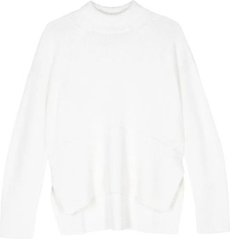 Dondup Trui met ronde hals - Dames - Ronde hals truien - Beige - S - Wol - Truien & Vesten