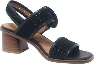 Gentle Souls Mystic Slingback Sandal in Black Suede at Nordstrom, Size 8.5