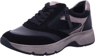 Tamaris Comfort Sneaker - Dames - Sneakers - Zwart - 38 EU - Leer - Schoenen