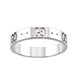 Gucci White Gold (18K) Band Ring (Pre-Owned)