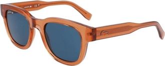 Lacoste L.12.12 Trim Rechthoek Zonnebril - unisex - Zonnebrillen - Bruin - 49 MM - Accessoires