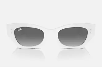 Ray-Ban Xena Bio Based Grey Gradient Cat Eye Ladies Sunglasses RB4430 675911 52