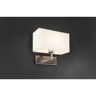 Faro Barcelona Roda Lampada Da Parete Nichel Opaco 1 X E27 60 W Marca Faro