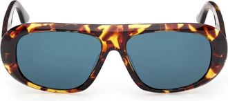 GCDS Giuliano Zonnebrillen - unisex - Zonnebrillen - Bruin - 56 MM - Accessoires