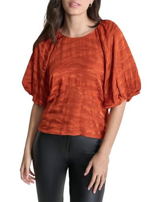 DKNY Dkny Bubble Sleeve Top