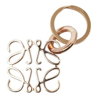 Loewe Pre-owned Accessories, female, Pink, Size: ONE SIZE Pre-owned Rose Gold Key-holder