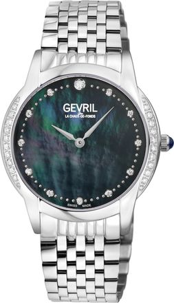Gevril Group Airolo Swiss Diamond 13147B Swiss Quartz Watch