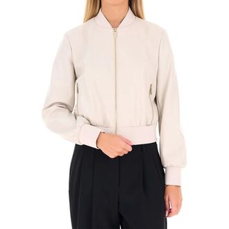 A|X Armani Exchange Bomberjack - Dames - Jassen - Beige - Maat: S Leer