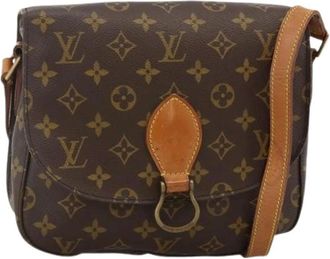 Louis Vuitton Pre-owned Cross Body Bags, female, Brown, Size: ONE SIZE Pre-owned Vintage Monogram Canvas Shoulder Bag