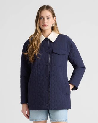 NVLT Womens Daisy Quilted Puffer Jacket