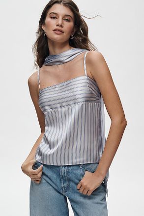 Mare Mare Square-Neck Tank with Scarf Top