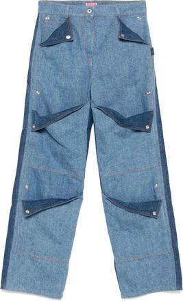 Kenzo Dames, Jeans, Blauw, Maat: W25 Katoen