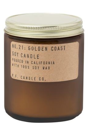 P.F. Candle Co. Soy Candle in Golden Coast at Nordstrom, Size 7.2 Oz