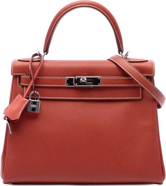 Herm&egrave;s Pre-owned Hermes Epsom Kelly II Sellier 28 Ladies 4KSM1PR8PHH497F1