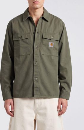 Carhartt Work in Progress Kelly Cotton Shirt Jacket with Patch Pockets