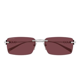 Gucci Sunglasses Gg1941 S 003 Silver/Red Men