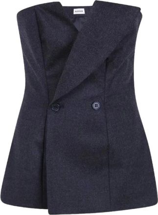 P.A.R.O.S.H. Bustier Ludy in Gabardine - - Jackets - Donna - Grigio - S