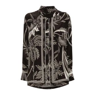 F.R.S. For Restless Sleepers Camicia in Seta Stampata - - Blouses & Shirts - Donna - Marrone - M