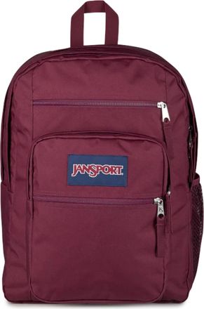Jansport Big Student Backpack in Cherry Lacquer Unisex 34L Laptop Pack