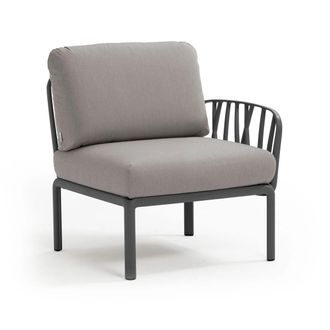 Nardi Komodo Modulsofa Seitenelement, anthrazit / grau