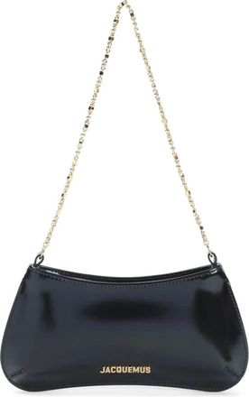 Jacquemus Borsa a spalla Le Petit Bisou Chaine - - Bags - Donna - Nero - ONE SIZE
