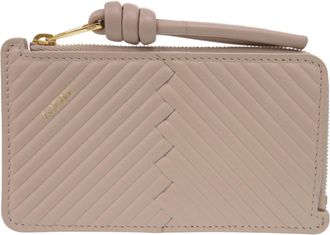 Loewe Beige Leather Coin Purse/Coin Case (Pre-Owned)