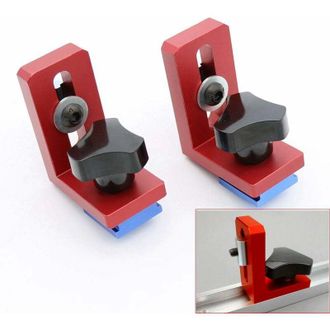 OEM Set Di 2 Supporti Scorrevoli A T Per Utensili Da Falegnameria In Alluminio