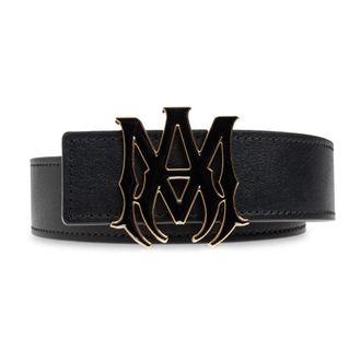 Amiri Heren, Accessoires, Zwart, Maat: 105 CM Leer