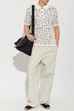 Jacquemus Cotton Trousers Croisiere, Mens, Cream