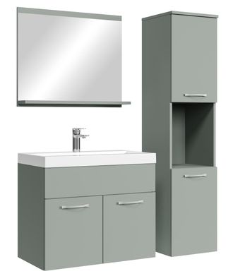 Badplaats Conjunto Mueble De Ba&ntilde;o Montreal 60 X 35 Cm - Verde Mate - Muebl