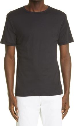 Sunspel Sea Island Cotton T-Shirt in Black at Nordstrom, Size Xx-Large