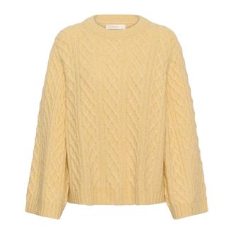 Inwear Truien - Dames - Ronde hals truien - Geel - XL - Truien & Vesten